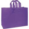Color-frosted, High-density Shoppers Bags, Grape, Large