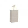 Varnish Stripe Shoppers Bag, Ash, 5 1/4 X 3 1/2 X 8 1/4"