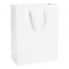 Upscale Shopping Bags, Wall Street White, Large