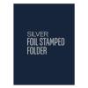 Silver Foil Stamped Presentation Folders