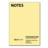 Canary Yellow Notepad - Custom Printed