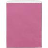 Hot Pink Paper Merchandise Bags, Large 12 X 15"