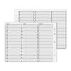 Appointment Book Refill Pages - 3 Person, 15 Minutes