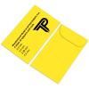 Custom Printed Coin Envelope, #5 1/2 - 3 1/8 X 5 1/2", Yellow