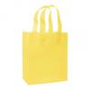 Color-frosted, High-density Shoppers Bags, Yellow, Medium