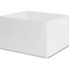 Deluxe Gift Box Bases, White, Large