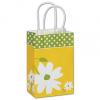 Dashing Daisy Paper Bags With Handle, Small