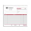 Invoice Form, Lined, Pre-printed, Personalized, Carbonless Copies, 8 1/2 X 7"