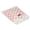 Frosted Patterned Merchandise Bags, Dots, 12 X 15"