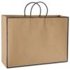 Custom Printed Kraft Paper Bag With Handles, Large, 16 X 6 X 12"