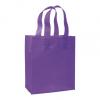 Color-frosted, High-density Shoppers Bags, Grape, Medium