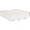 Bakery Boxes With No Window, White, 10 X 10 X 2 1/2"