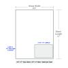 4 1/8" X 4" Integrated Labels | 1-up (1500 Sheet Case)