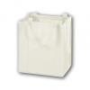 Unprinted Non-woven Market Tote Bags, White, Medium