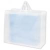 Clear-frosted, Flex-loop Shoppers Bags, 24 X 9 X 20"
