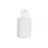 Mini Cub Shoppers Bag, White, 5 1/4 X 3 1/2 X 8 1/4"