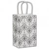 Damask Paper Bags With Handle, Small