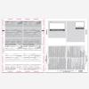 1099-r Pressure Seal Tax Form, V-fold