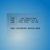 Clear Printed Address Labels