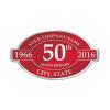 50th Anniversary Business Stickers