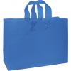 Color-frosted, High-density Shoppers Bags, Blue, Large