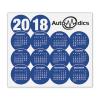 2018 Magnetic Calendar Circles