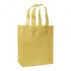 Color-frosted, High-density Shoppers Bags, Gold, Medium