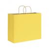 Varnish Stripe Shoppers Bag, Yellow, 16 X 6 X 12 1/2"