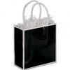 Berkley Shoppers Bag, Black, 7 X 3 X 7"