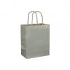 Sage Paper Bags With Handles, Kraft, Personalized, Medium 8 1/4 X 4 3/4 X 10 1/2"