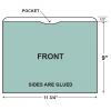 Custom Printed File Folders With Closed Sides