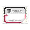 Mailing Labels, Continuous, White With Black-red Border