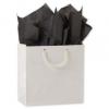 Posh Shopping Bags, White, Medium