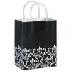 Ebony Chic Paper Bags With Handle, Medium