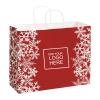 Custom Printed Paper Bag - Winter Frost Shoppers 16 X 6 X 12 1/2"