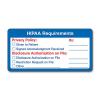 Hipaa Requirements Label