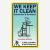 Cleaning Company Stickers - Custom Printed