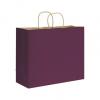Varnish Stripe Shoppers Bag, Grape, 16 X 6 X 12 1/2"