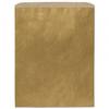 Metallic Gold Kraft Merchandise Paper Bags, Large 12 X 15"