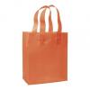 Color-frosted, High-density Shoppers Bags, Orange, Medium