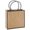 Berkley Shoppers Bag, Kraft, 7 X 3 X 7"
