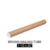 Brown Kraft Mailing Tube 1 1/2 X 20
