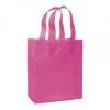 Color-frosted, High-density Shoppers Bags, Cerise, Medium