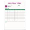 Daily Report Form For Infants And Toddlers