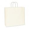 Debonair Shoppers Bag, Recycled White, 16 X 6 X 15 1/2"