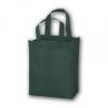 Unprinted Non-woven Tote Bags, Green, 12"