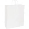Queen Shoppers Bag, White, 16 X 6 X 19"
