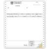 Continuous Invoices - Carbonless Forms, Pre Printed, Personalized, Formatted For Dot Matrix Printers