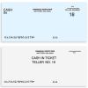 Cash In Cash Out Bank Teller Ticket, Oversized
