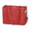 Unprinted Non-woven Tote Bags, Red, Small, 28"